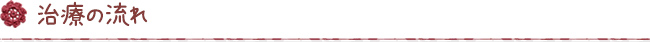 治療の流れ